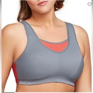 Glamorise No-Bounce Cami Elite Wire-Free Sports Bra Sz 34D